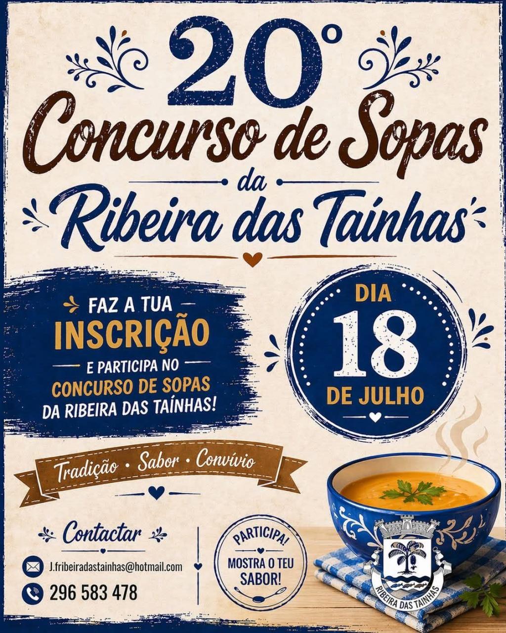 20&ordm; Concurso de sopas da Ribeira das Tainhas